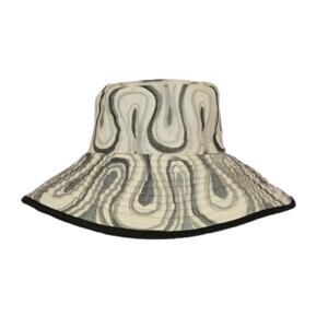 NEW ROMUALDA women's reversible roca bucket hat in noir